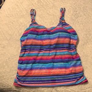 Plus tankini swim top